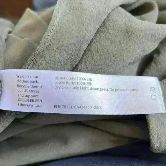 Eileen Fisher tunic khaki color size L - Picture 6 of 6